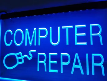 LB469-ремонт на компютри интернет за лаптоп LED неонова светлина знак за домашен интериор занаяти image